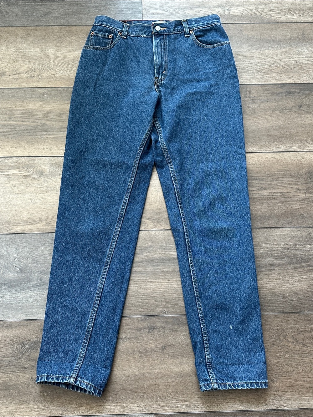 Levi's Dark Blue RelaxedTapered 550 Straight Leg Jeans